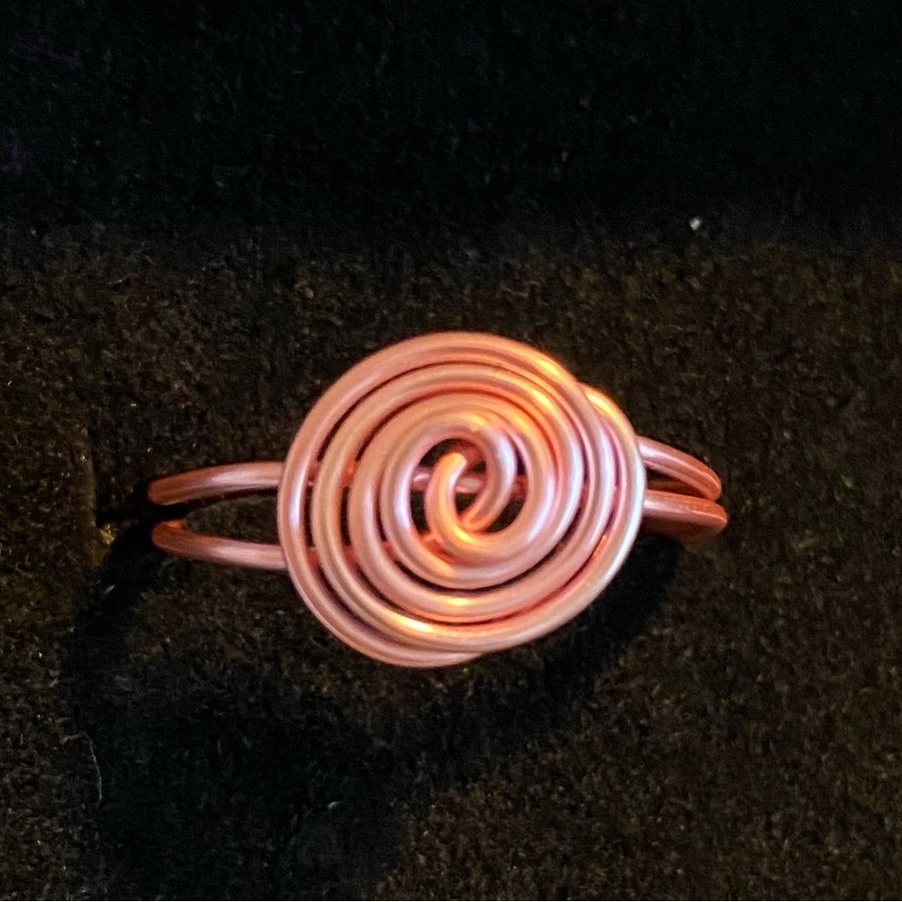 Pink Swirl Ring